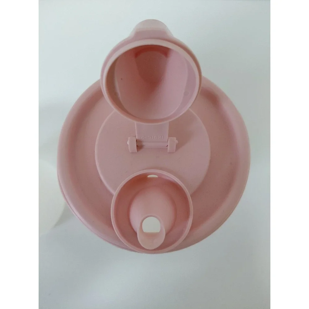 Tupperware‎ 1606 Modular Mates Round #2 Containers 15 oz Pink Seal Set of 2 VTG